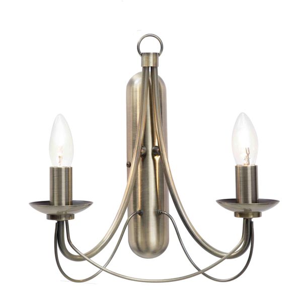 The Lighting Warehouse - Wall Lights Maypole 2 23872AB