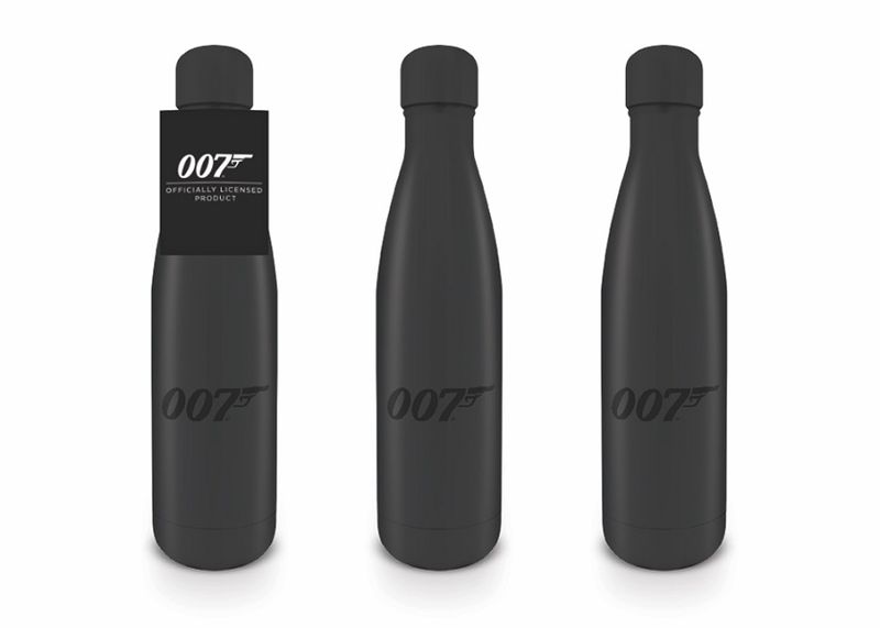 James Bond: 007 Logo Metal Drink Bottle (Parallel Import)
