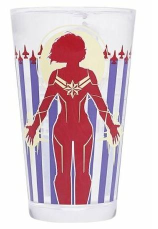 Marvel: Captain Marvel Glass Large - Cold Change (Parallel Import)