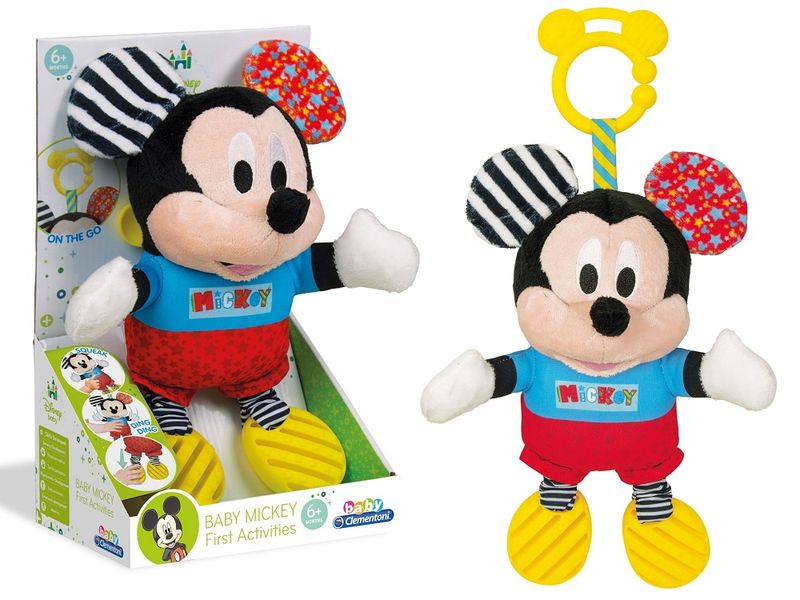 Disney Baby - Mickey Basic Plush Rattle