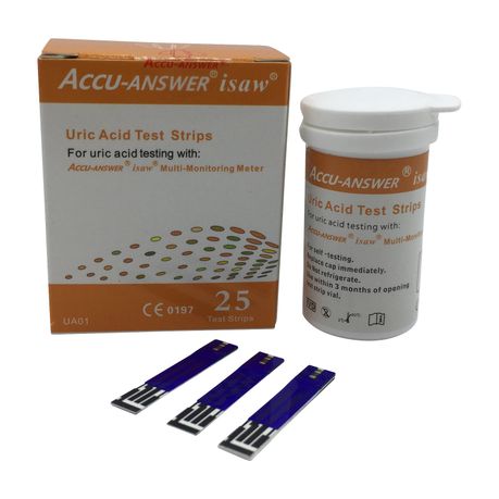 Urine Uric Acid Test Strip (Gout) - Home Health Europe