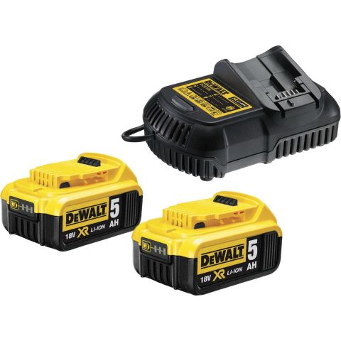 Dewalt - XR 18V 5.0Ah Battery and Charger Starter Kit