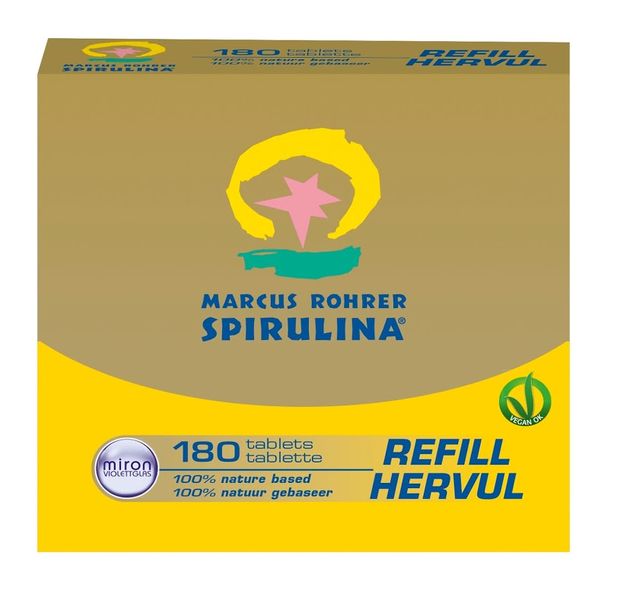 Marcus Rohrer Spirulina 180 Tabs Refill