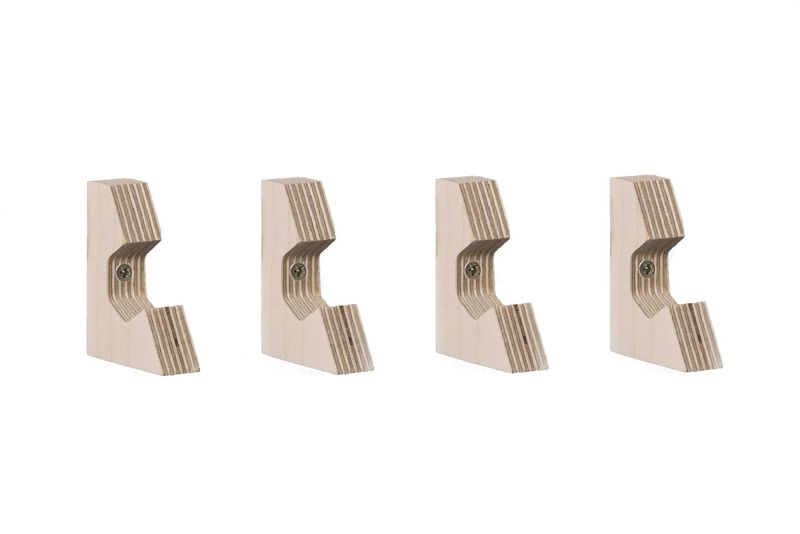 Tri Hex Wall Hooks (Set of 4)