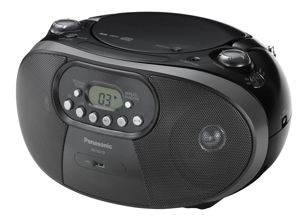 Panasonic RXDU10GSK Portable CD Radio (Black) Buy Online in South Africa