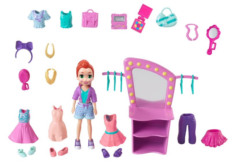 Polly Pocket Fiercely Fab Studio Pack Lila