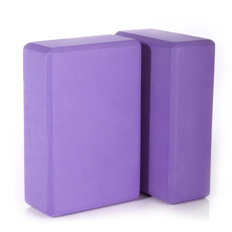 URBNFit Yoga Blocks 2 Pack - Sturdy Foam Yoga Block Set for sale online