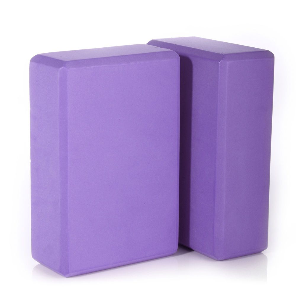  URBNFit Yoga Blocks 2 Pack - Sturdy Foam Yoga Block