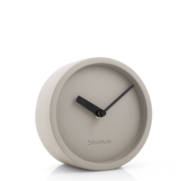 Blomus Desk Clock Concrete Epoca Round