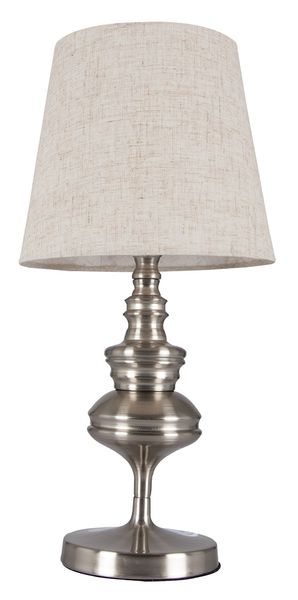 Bright Star Lighting - Metal Desk Lamp With Hessian Shade
