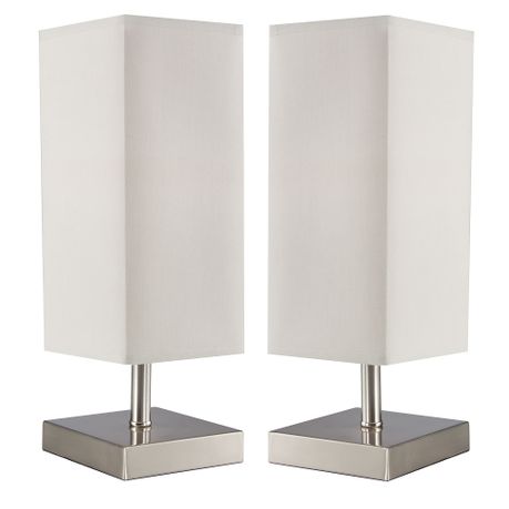 Twin bedside deals lamps