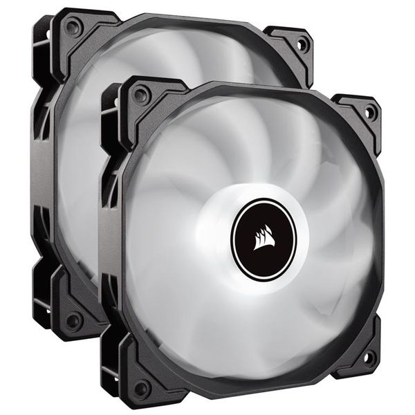 Corsair AF140 LED (2018) 140mm 2 Fan Pack - White