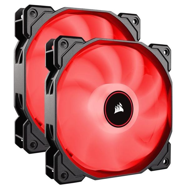 Corsair AF140 LED (2018) 140mm 2 Fan Pack - Red