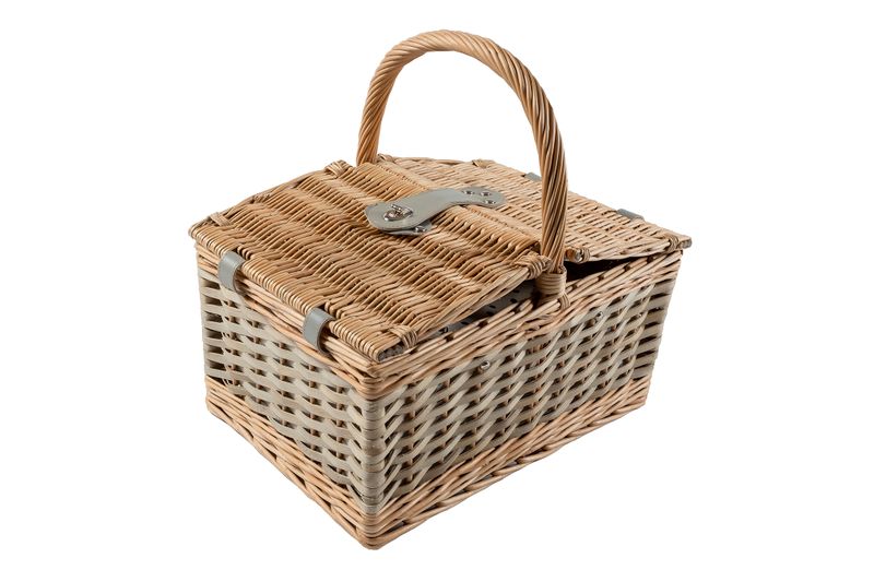 Yuppie Gift Baskets - Polka Picnic Basket 4 - Person