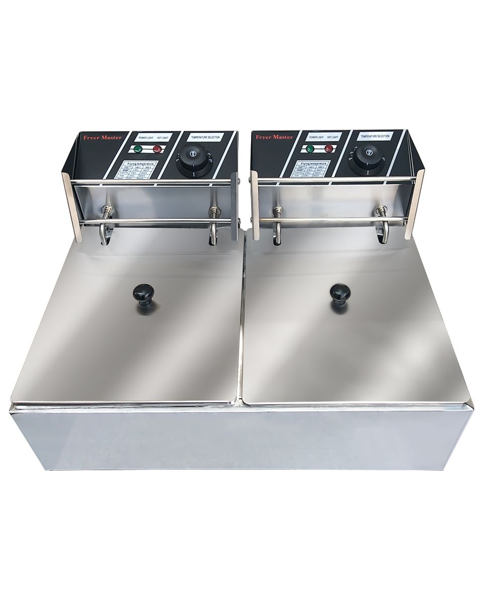 Double Deep Electric Fryer Shop Today. Get it Tomorrow!