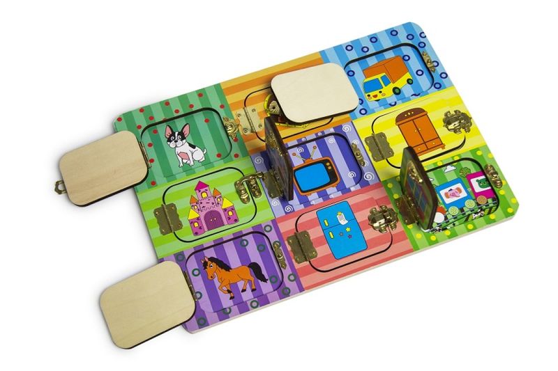 Jeronimo Wooden Latch Board - Behind the Do