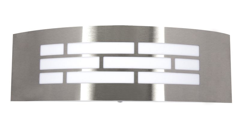 Bright Star Lighting - Rectangular Stainless Steel Wall Bracket With Polycarbonate Cover
