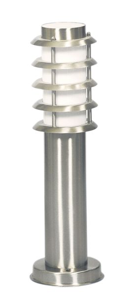 Bright Star Lighting - Small Stainless Steel Bollard With White Perspex Cover