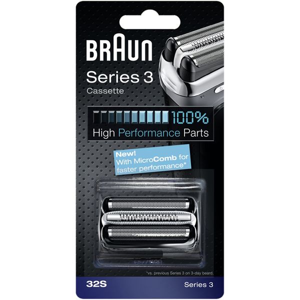 Braun 32S Head Replacement Part (Silver)