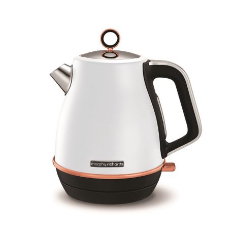 Morphy Richards 1.5L Jug Kettle Rose Gold White Daily Sale Shop