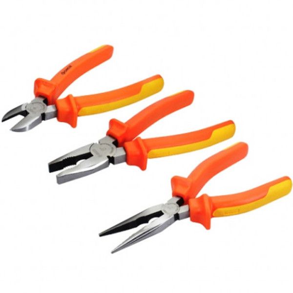 Groz Plier Set - 3 Piece Bundle - VDE Standards