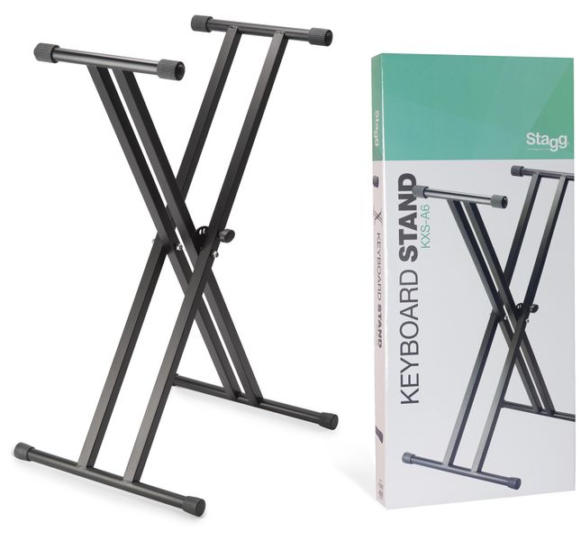 STAGG Double Brace Keyboard Stand KXS-A6