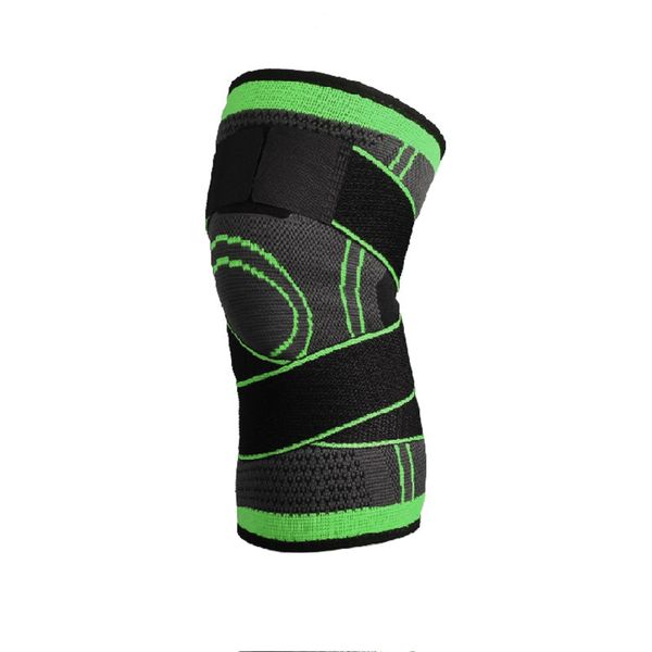 Protective Knee Brace Support for Sports Injury Prevention - Green