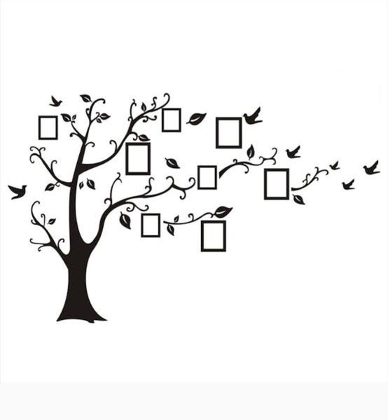 Large Family Tree Vinyl Wall Sticker