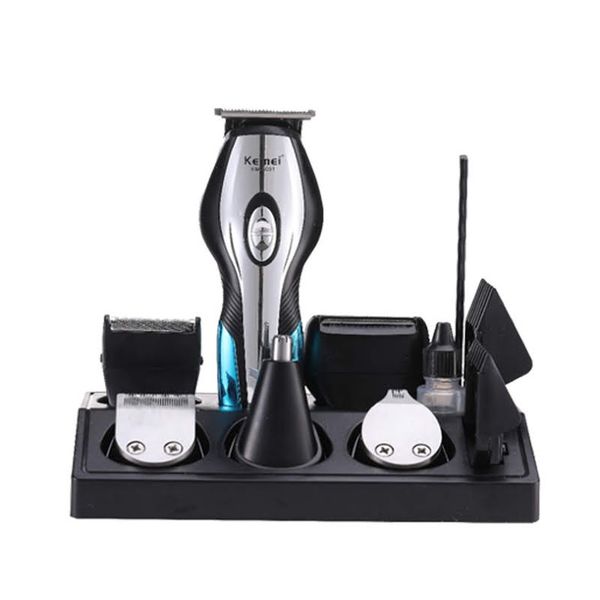 Kemei - 11 in 1 - Professional Electric Hair Clipper &amp; Beard Razor for Men