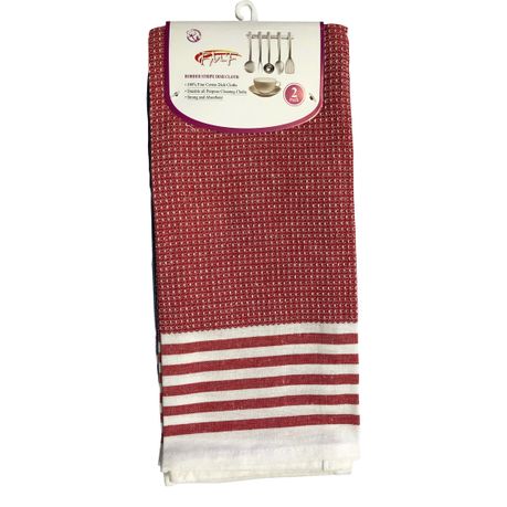 Wholesale Red Stripe Kitchen Towel