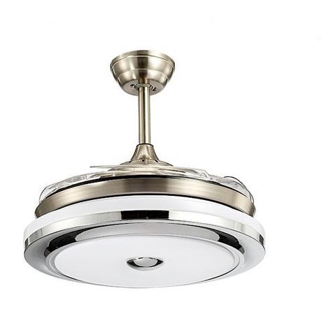 small retractable ceiling fan