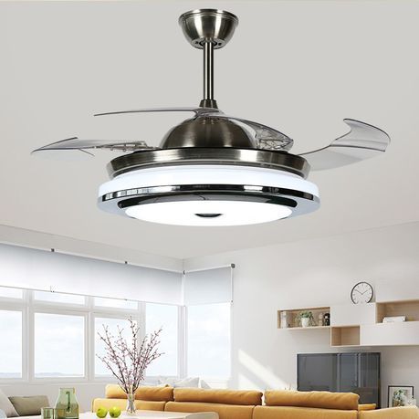 Retractable Blade Ceiling Fan With, Foldable Ceiling Fan