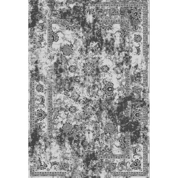 Waltex Area Rug Vintage Distress Charcoal image