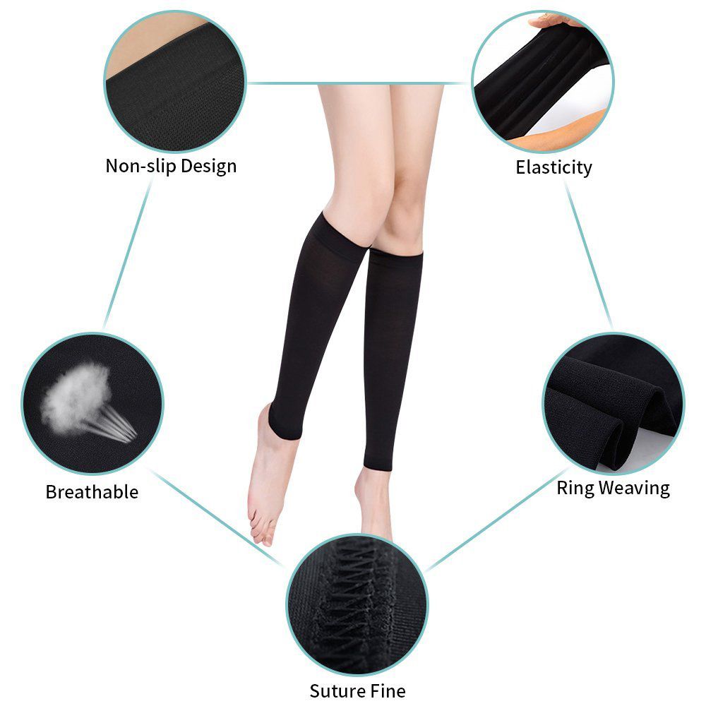 One Pair Calf Compression Sleeves (Size XL)