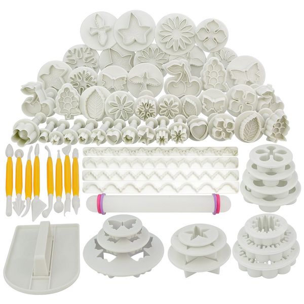 21 Sets / 68 Piece Cake Decoration Tool Kit