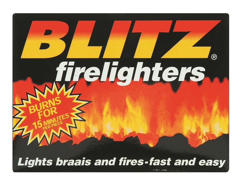 Blitz 500g, 12 Piece, Firelighters, Braai Lighters