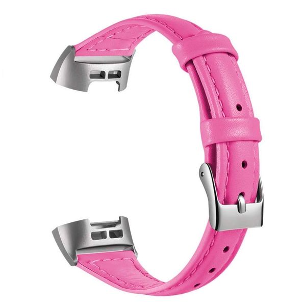 Leather Band for Fitbit Charge 3 (Size: M/L)