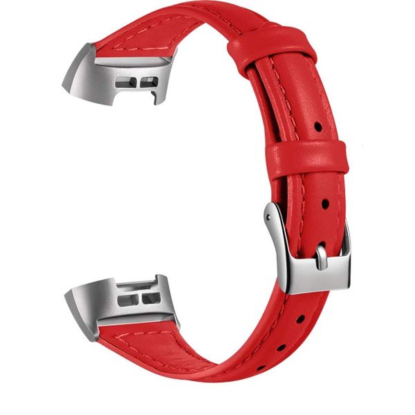 Leather Band for Fitbit Charge 3 (Size: M/L)