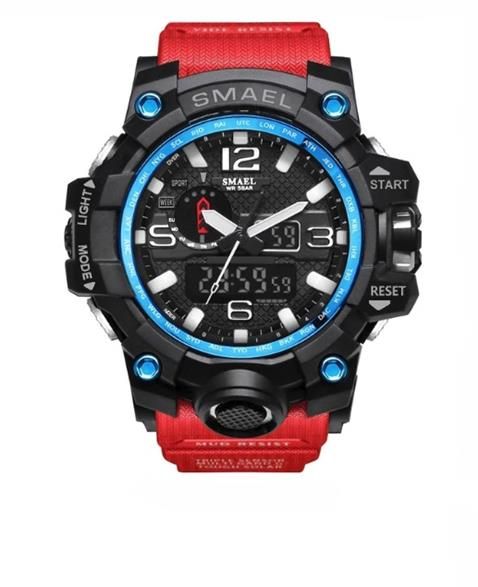 1545 Multifunctional Sport Watch - Red/Blue