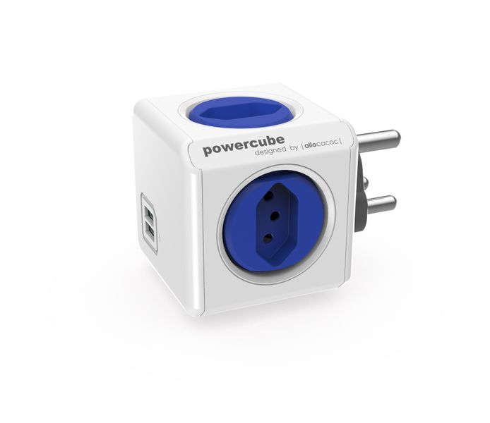 Allocacoc PowerCube Original M USB+4N Sockets Grey