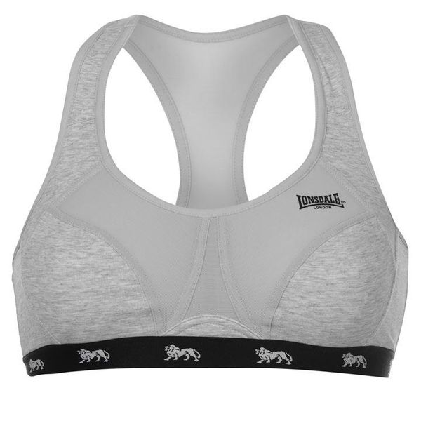 Lonsdale Ladies Crop Top - Grey Marl (Parallel Import)