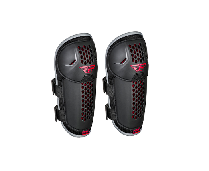 Fly Barricade Black/Red Elbow Guards (Size: Adult)