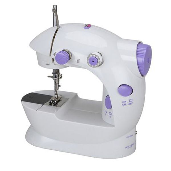 Portable Sewing Machine - White &amp; Purple