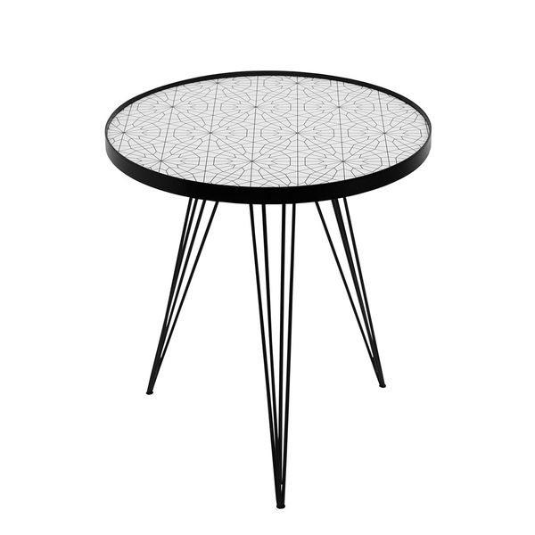 Moroccan Pattern Side Table