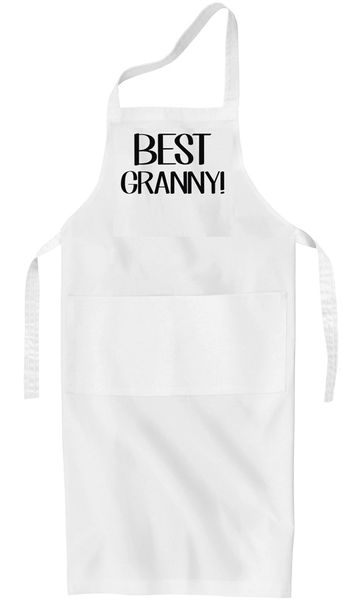 Qtees Africa Best Granny white apron