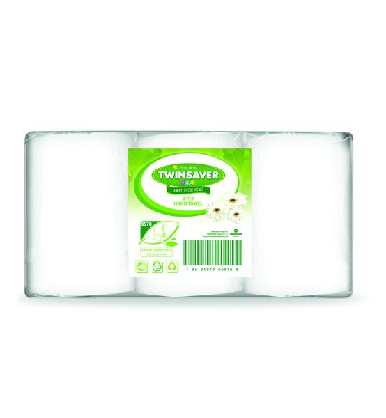 Twinsaver Control Hand Towel 2 Ply 6 rolls 0978