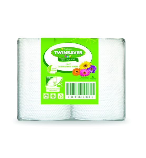 Twinsaver Centrefeed Standard Towel 360m NP0325