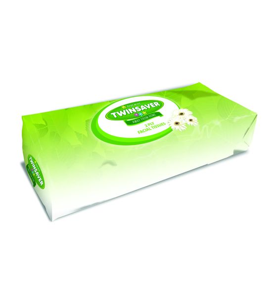 Twinsaver Facial Tissues Refill Two Ply NP2033
