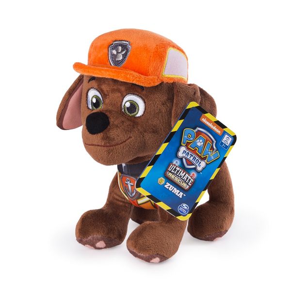 Paw Patrol Basic Plush Toy - Zuma Construction