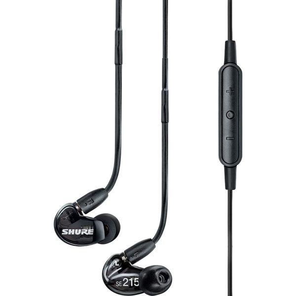 Shure SE215 Sound Isolating Earphones - Black